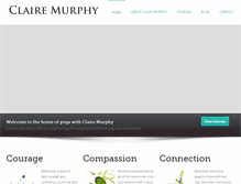 Tablet Screenshot of claire-murphy.com
